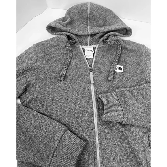 The North Face mens full zip thermal/fleece hooded medium weight jacket size S - Picture 7 of 8